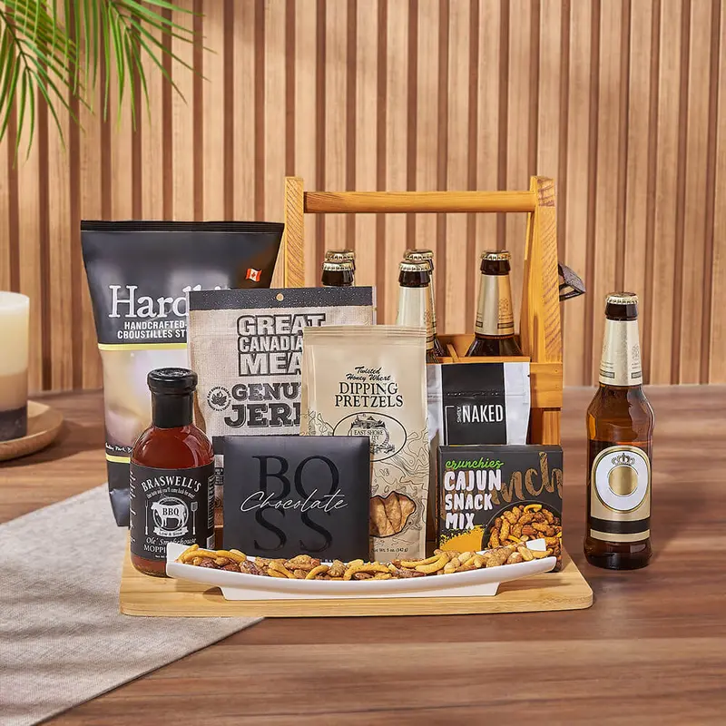 Beer Lovers Gourmet Gift Basket