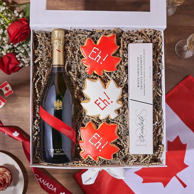 Canada Day Bubbly Gift Box
