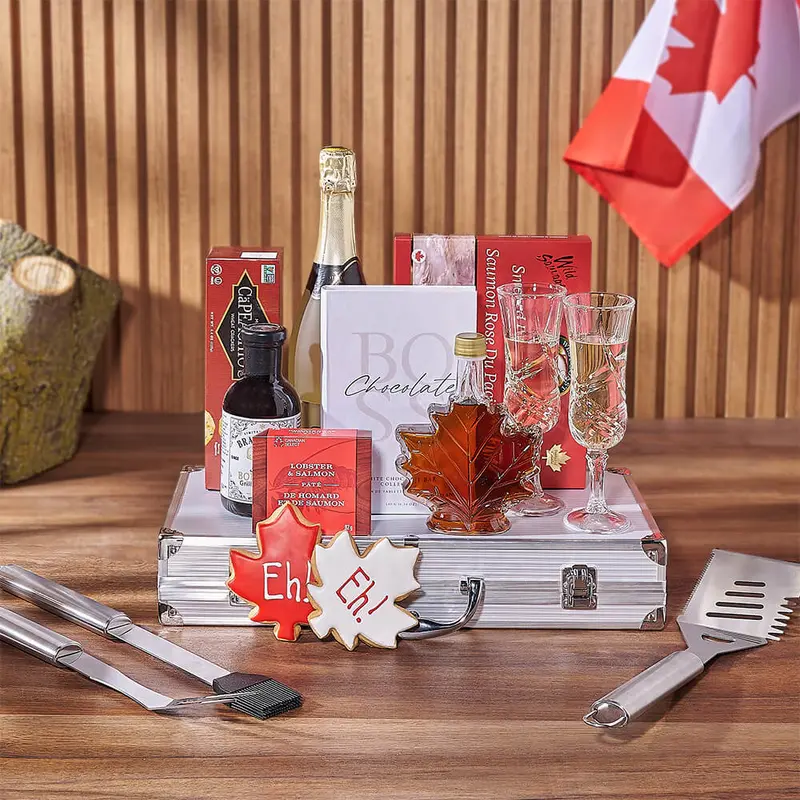 Canada Day Champagne Grilling Gift