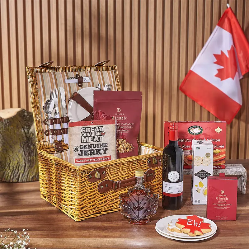Canada Day Picnic Gift Basket