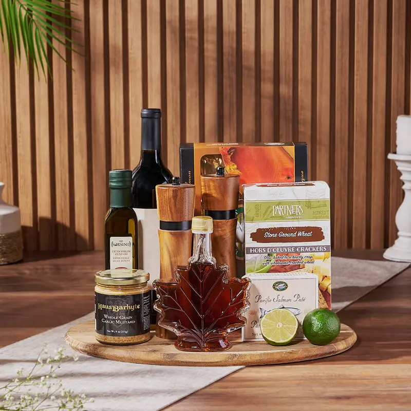 Candied Salmon & Wine Gift Set