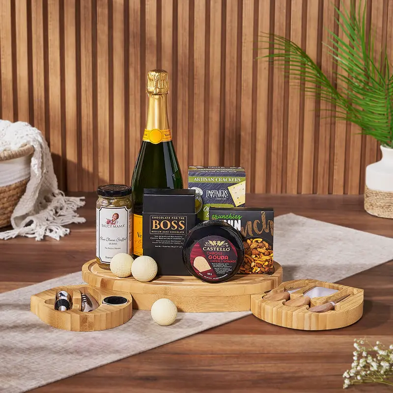 Cheese & Champagne Celebration Gift Set