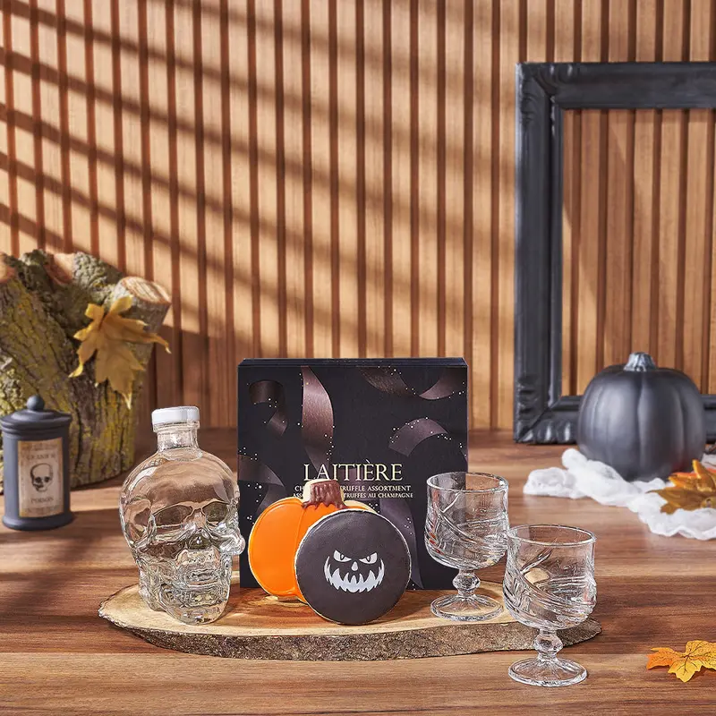 Halloween Crystal Head Gift Set