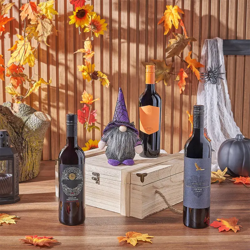 Halloween Wine Trio Gift