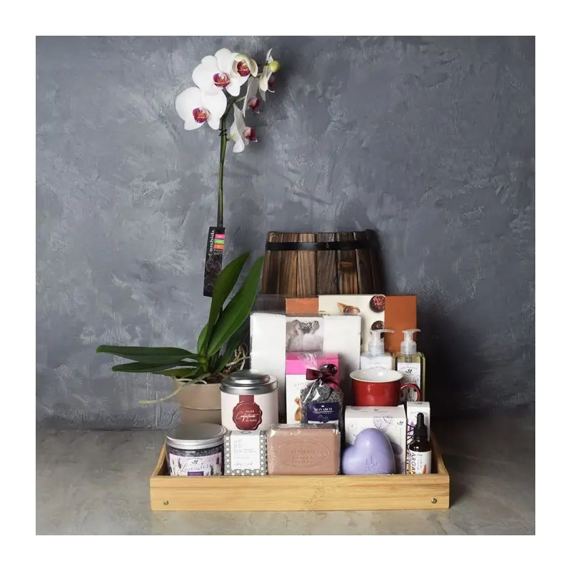 Bubbles & Bites Spa Gift Basket