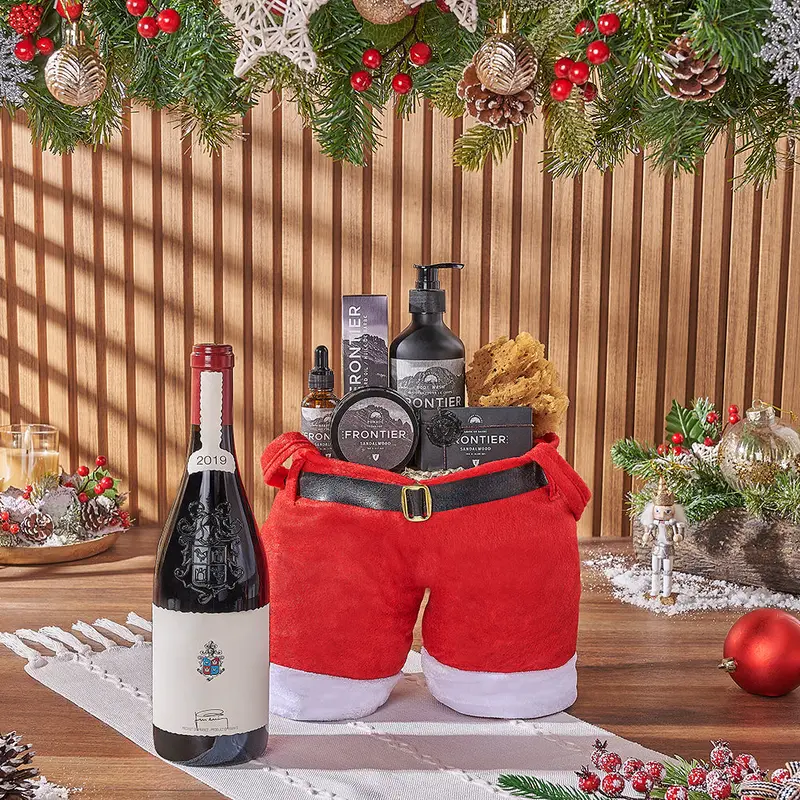 Christmas Wine & Spa Gift Bag
