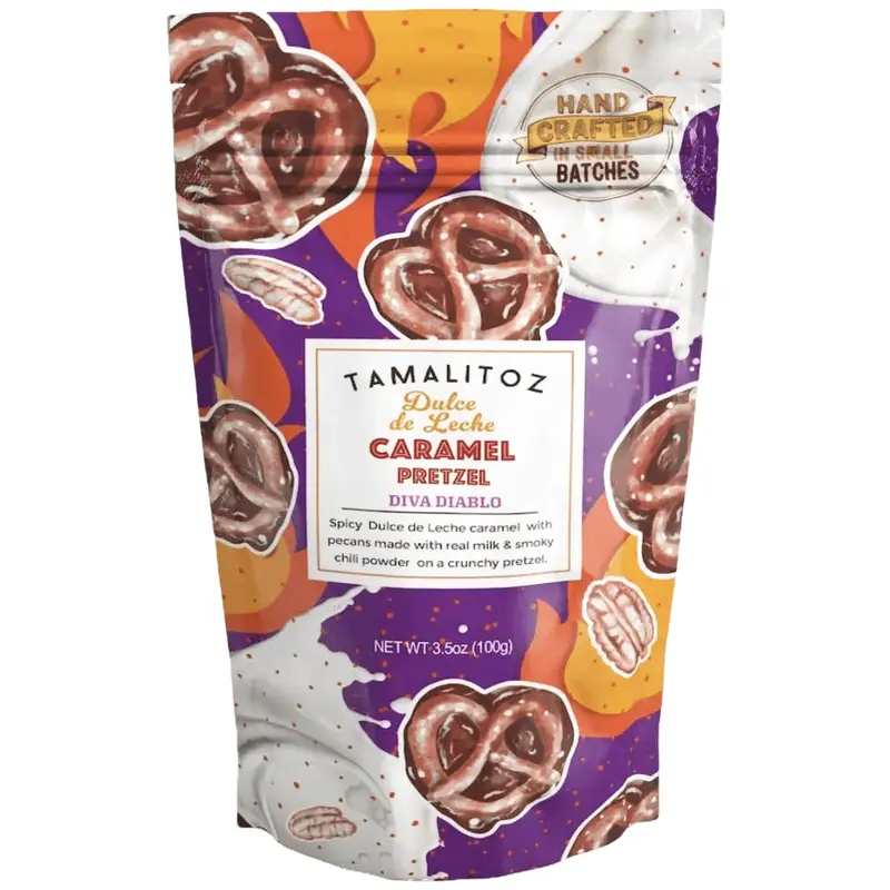 Diva Diablo Dulce de Leche Caramel Pretzels