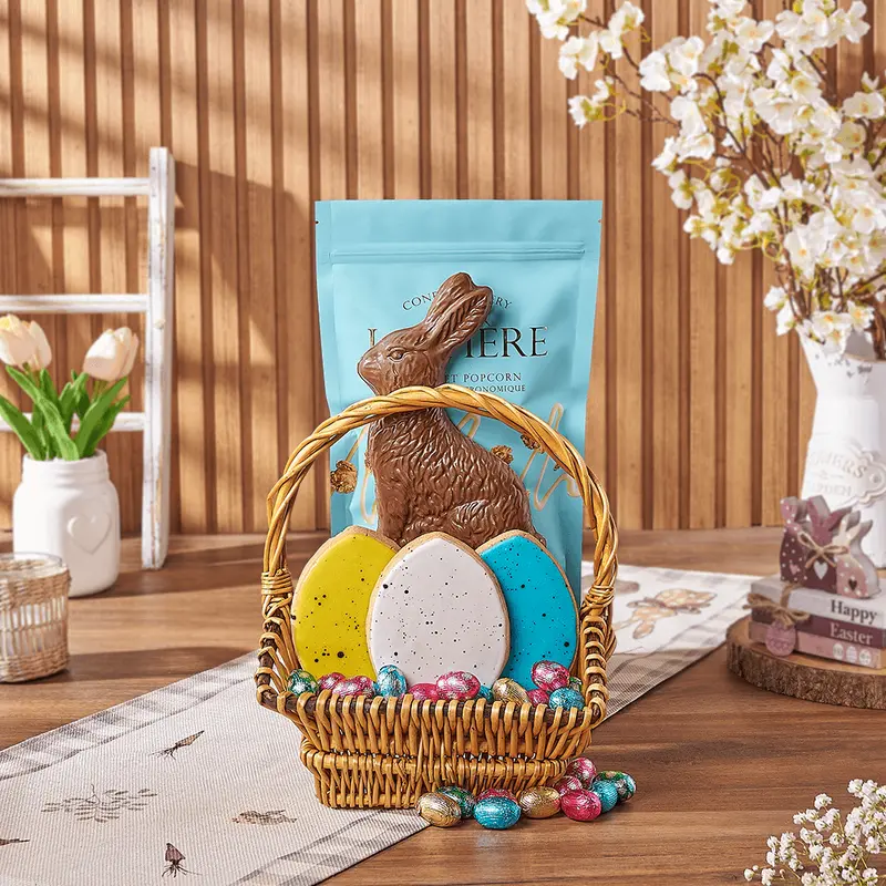 Easter Chocolate Gift Basket