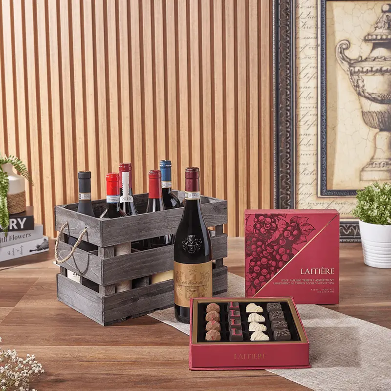 Exceptional Wine Gift Crate - Vintage Premium Wines
