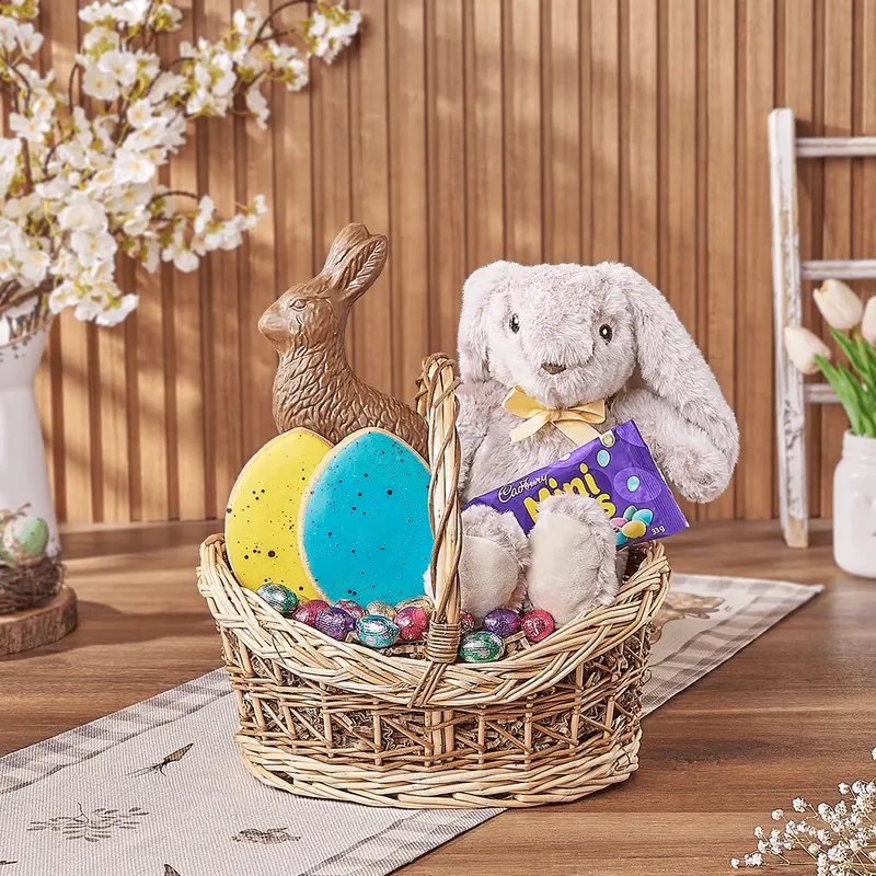 Easter Bunny Chocolate Treat Basket