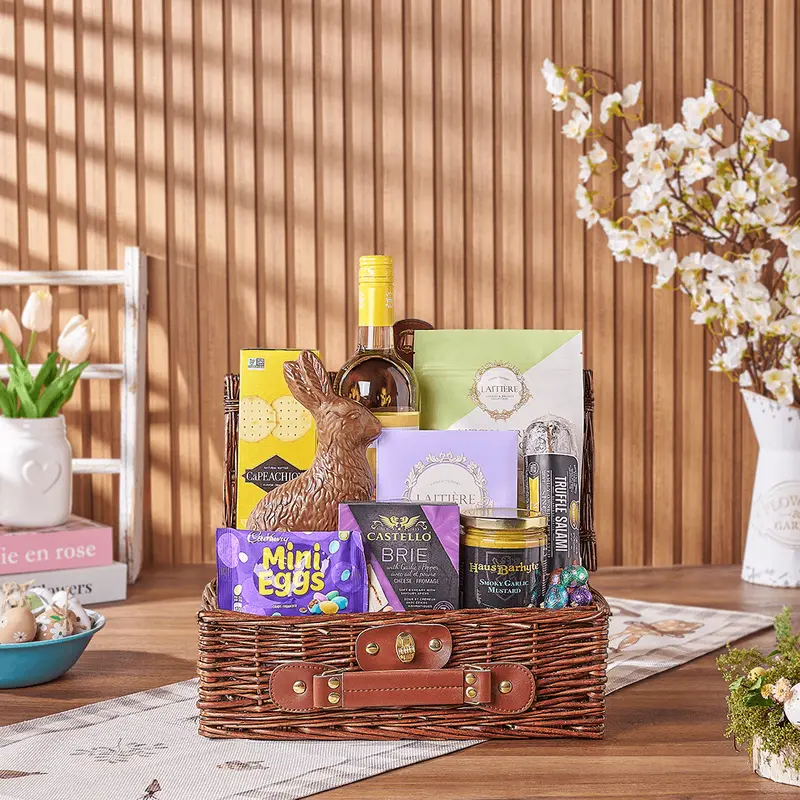 Easter Wine Picnic Basket