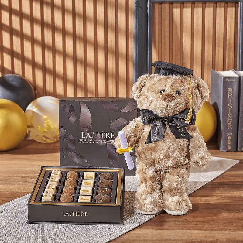 Graduation Bear & Truffle Gift