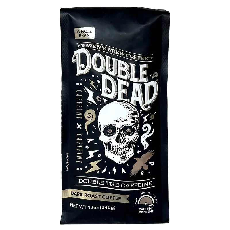 Double Dead Dark Roast Coffee - Whole Bean