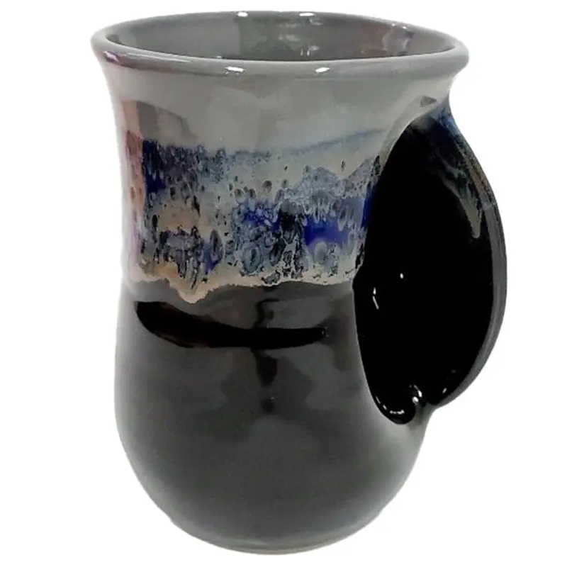 Hand Warmer Mug - Stormy Night Right Handed