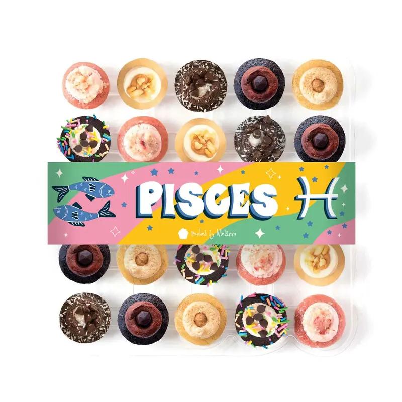 Vegan Pisces Cupcakes 25-Pack