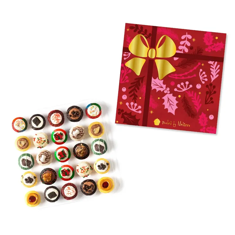B2B-Red Holiday Gift Box 25-Pack w/ Latest & Greatest Cupcakes