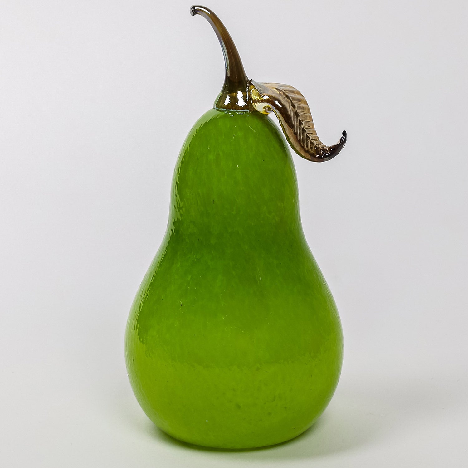 *Blown Glass Green Pear