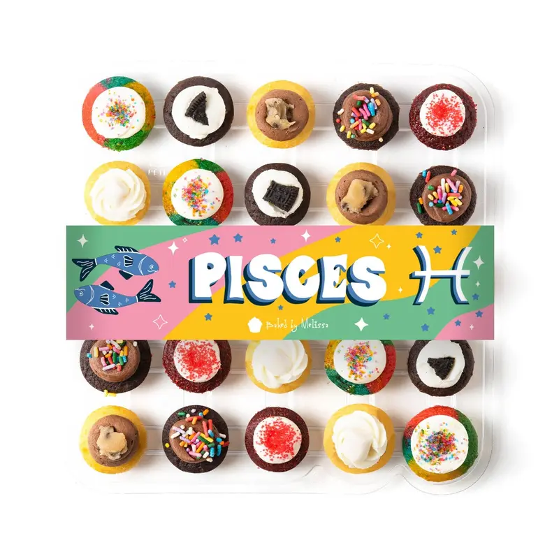 Gluten-Free Pisces Cupcakes 25-Pack