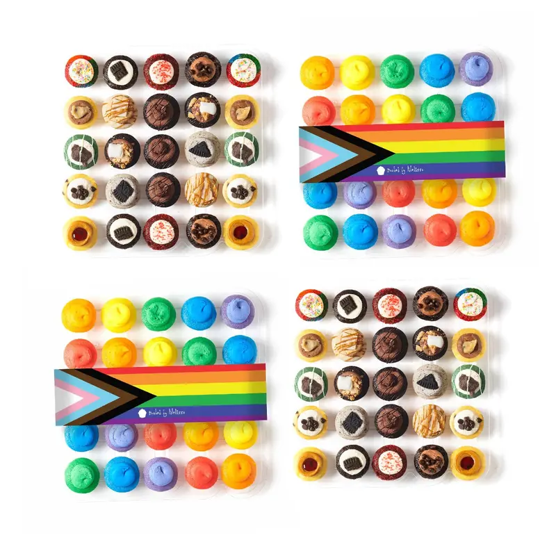 The Rainbow Effect Cupcakes 100-Pack