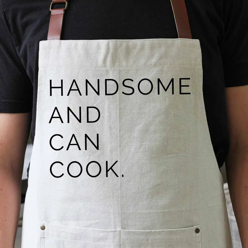 Dad Apron Handsome and Can Cook