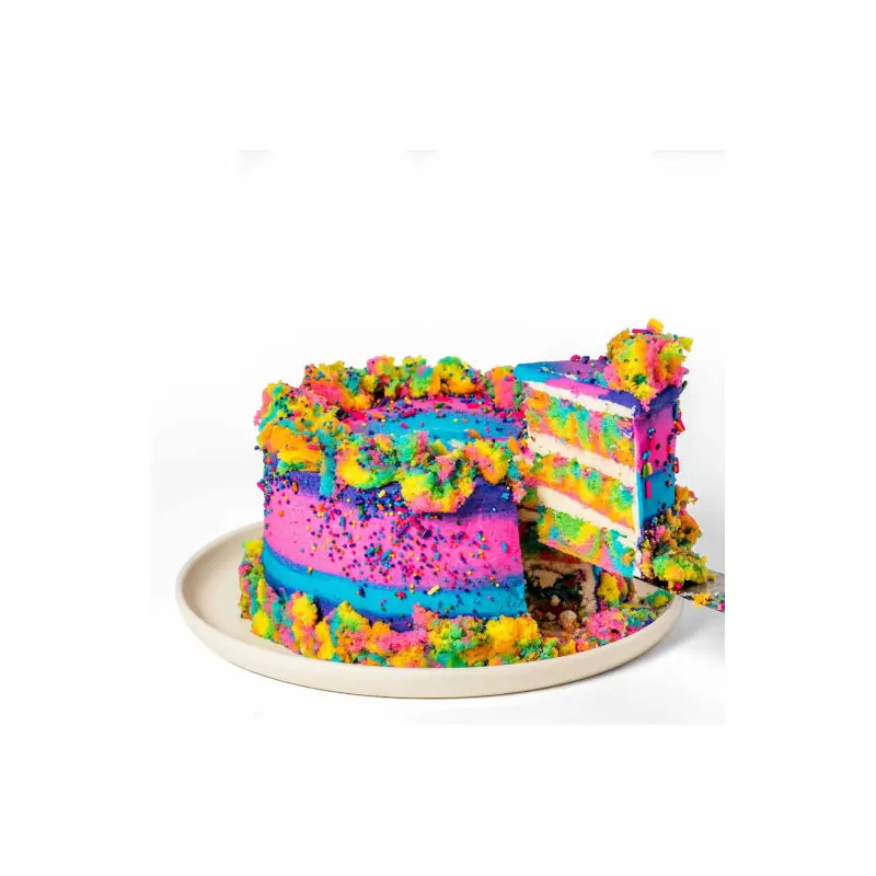 Electric Tie-Dye Layer Cake