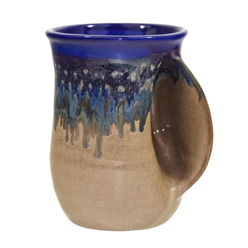 Hand Warmer Mug - Cobalt Canyon Right Handed