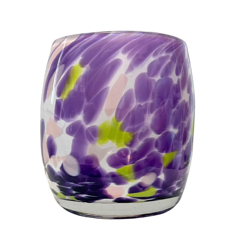 Purple Blown Glass Votive
