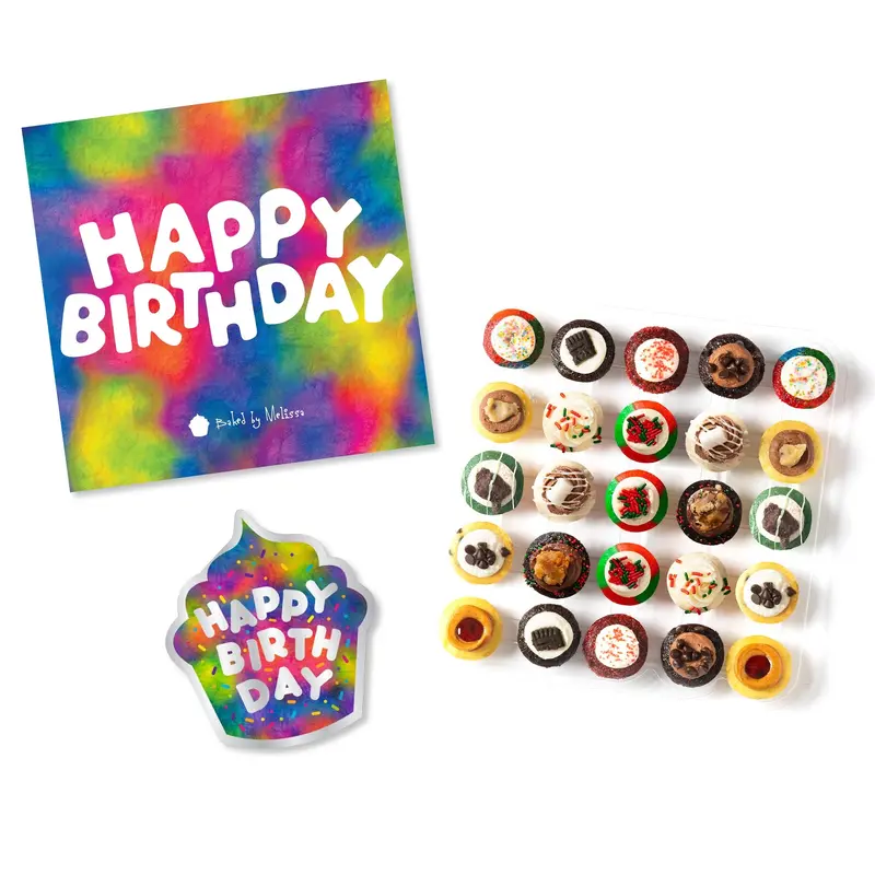 Groovy Birthday Essentials Gift Box 50-Pack & Birthday Card