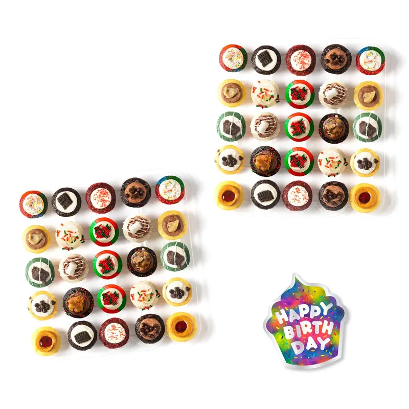 Happy Birthday Cupcakes & Card 50-Pack