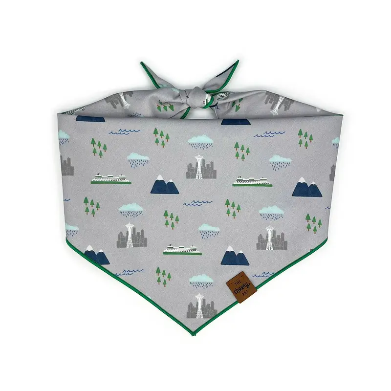 *Seattle Dog Bandana, Large