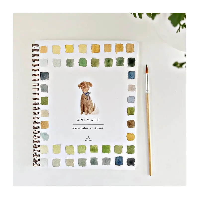 Animals Watercolor Workbook