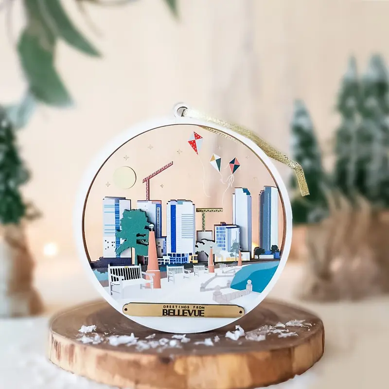 Bellevue Ornament Mini Cityscape