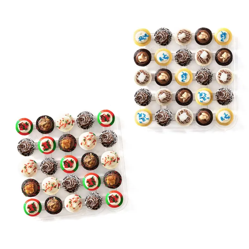 Chrismukkah Cupcakes 50-Pack