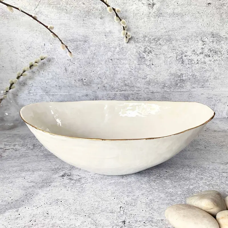 Peggy Porcelain Serving Bowl