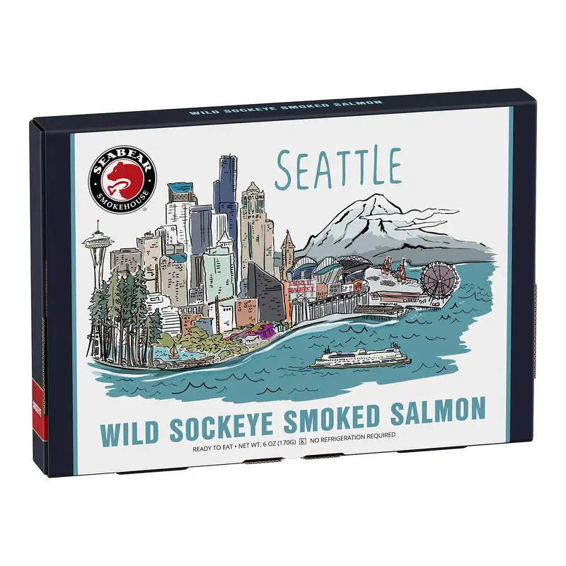 Seattle Smoked Wild Sockeye Salmon