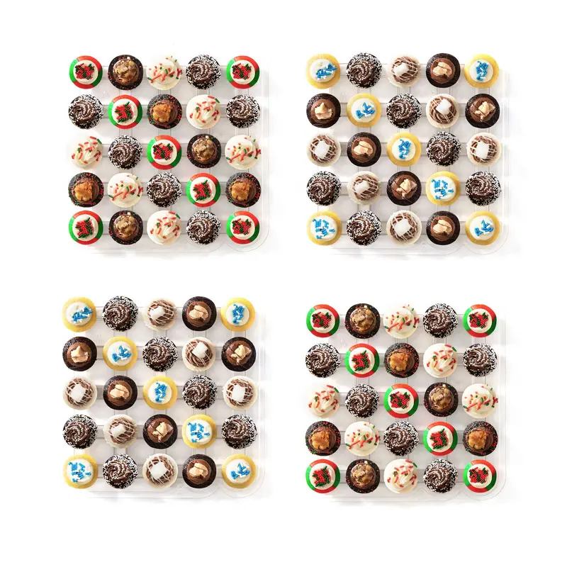 Chrismukkah Cupcakes 100-Pack