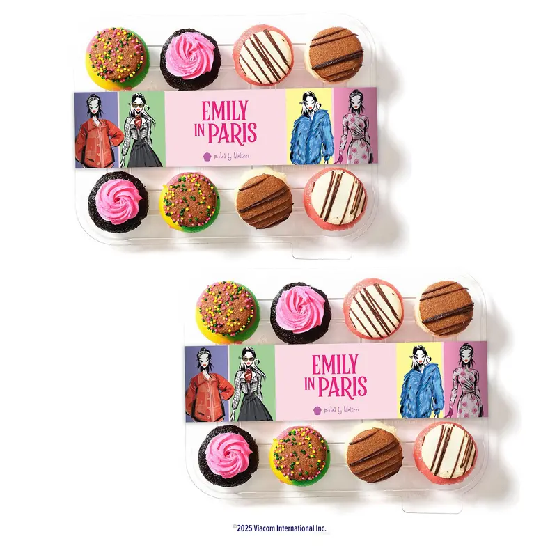 Emily in Paris Cupcake 12-Pack (Bundle of 2)