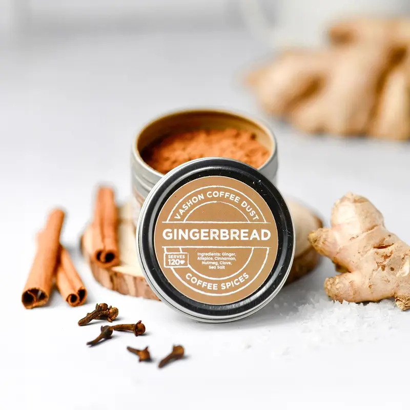 Gingerbread Coffee Dust Easy Serve Tin