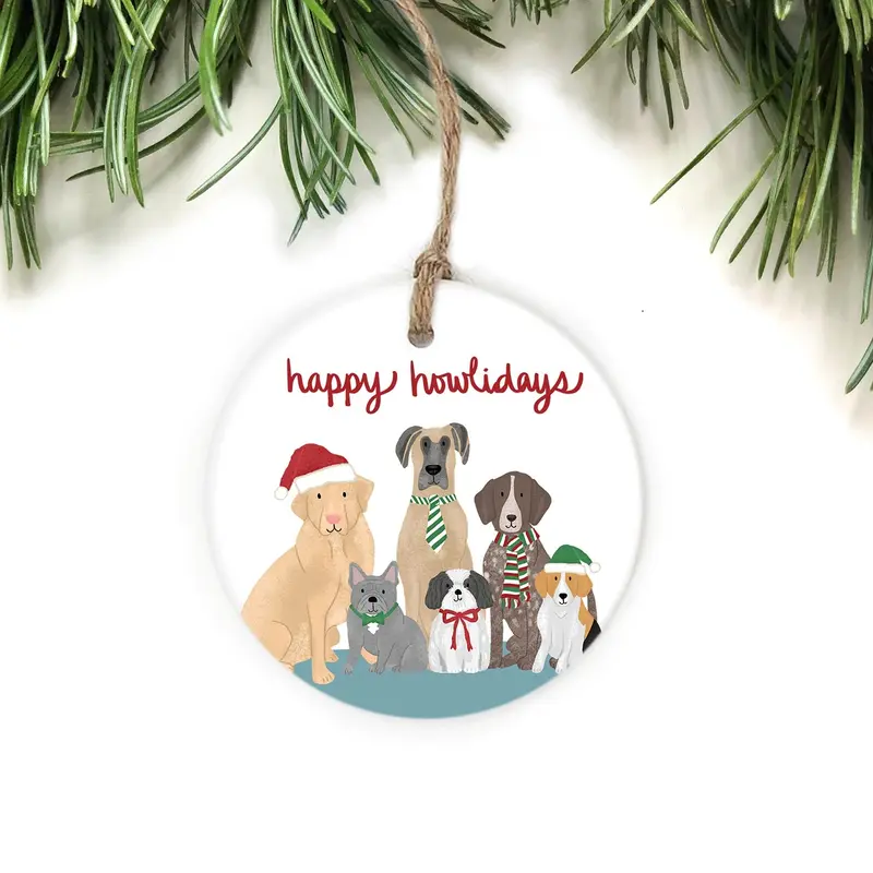 Happy Howlidays Ornament