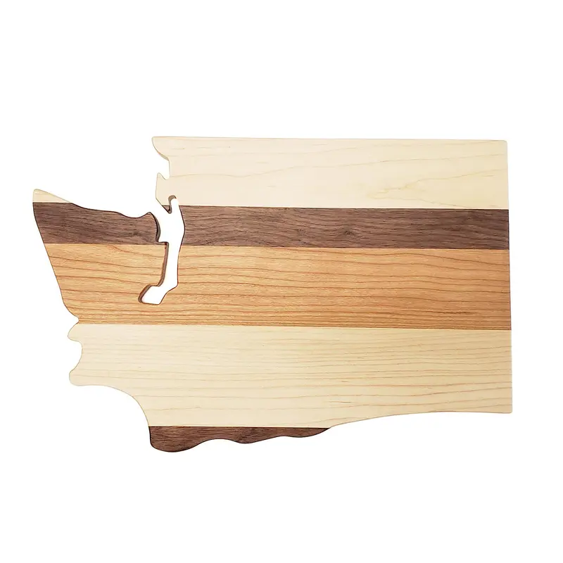 Large WA State Charcuterie Board Cherry and Maple