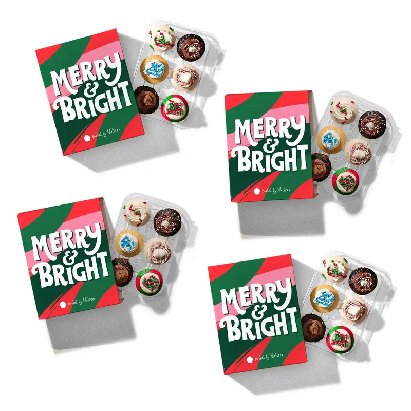 Merry & Bright Gift Box 6-Pack (Bundle of 4)