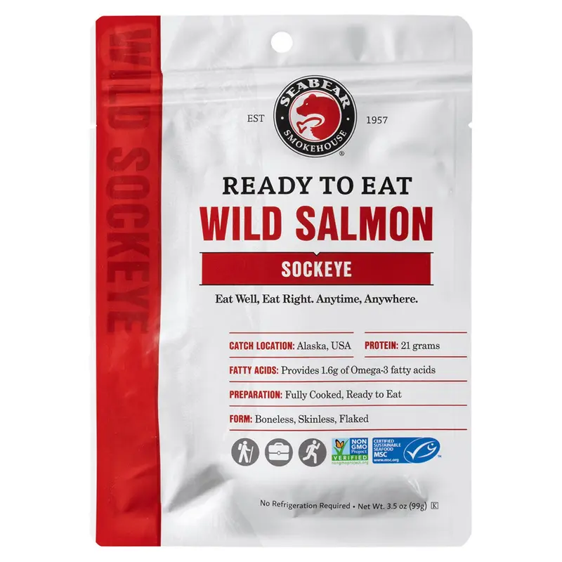 Ready To Eat Wild Sockeye Salmon