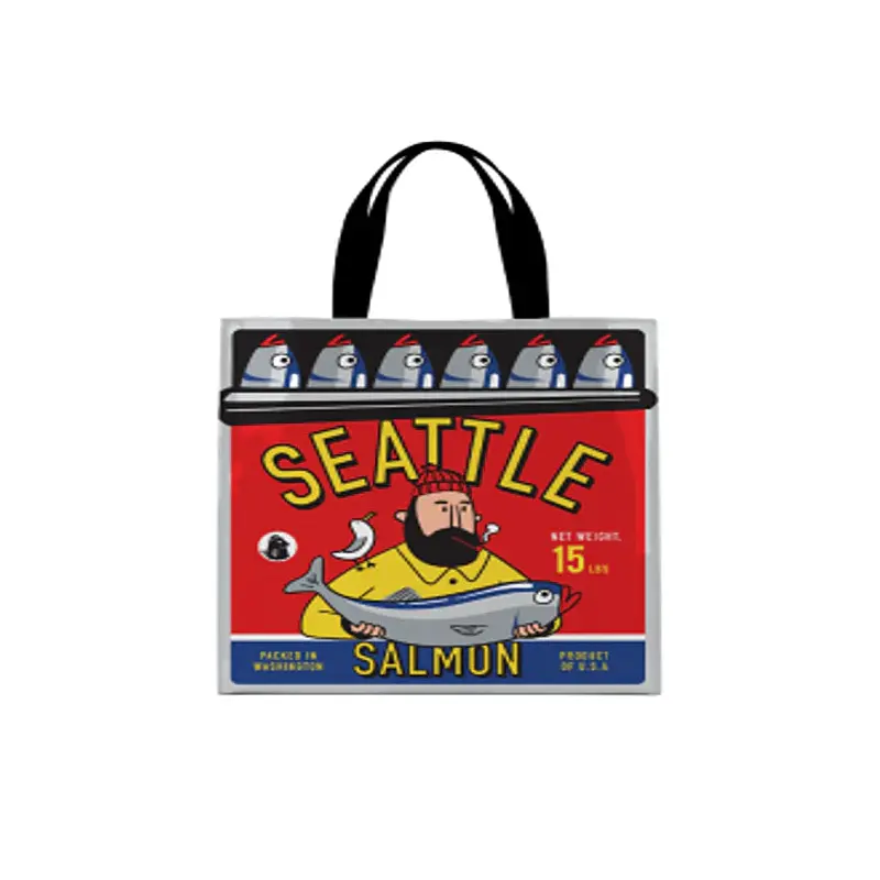Seattle Salmon Can Shopping Bag