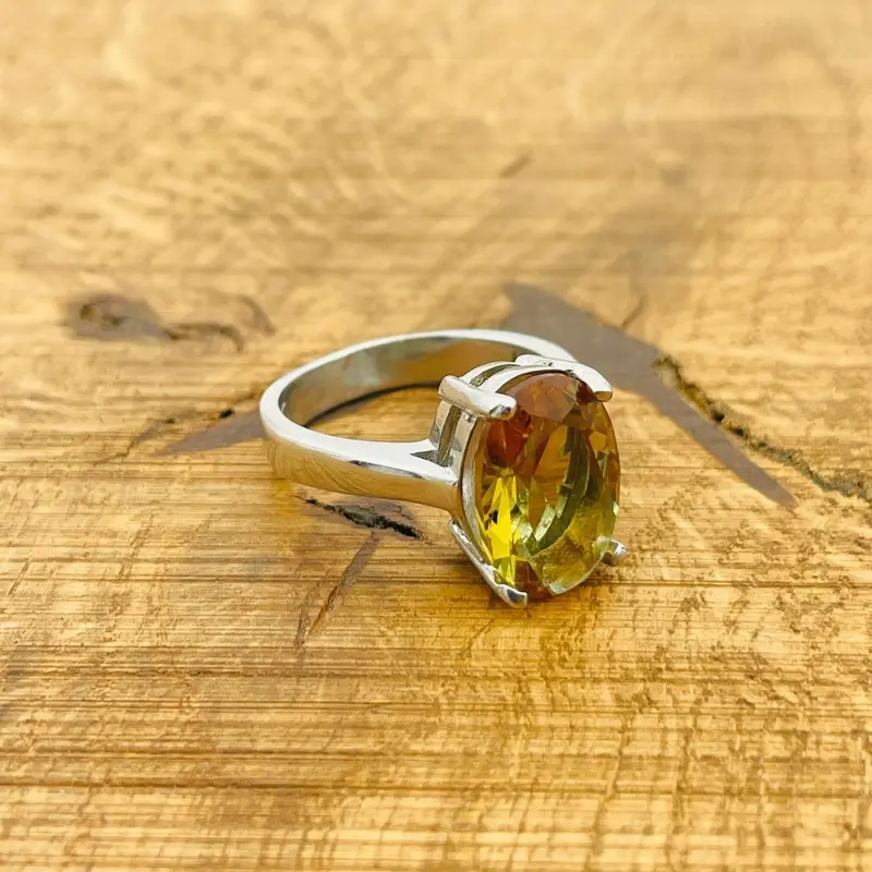 Authentic Turkish Handmade Zultanite Sterling Silver Ring for Women | 925 Vintage Design Gemstone Jewelry