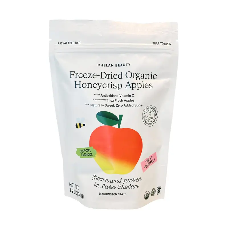 Chelan Beauty Organic Freeze-Dried Honeycrisp Apples