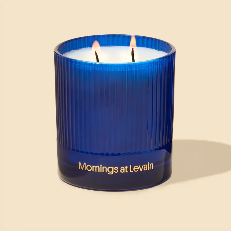 Mornings at Levain Candle