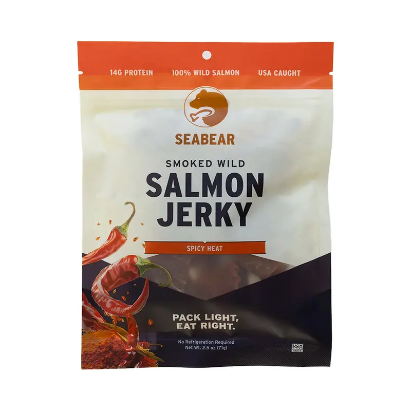 Spicy Heat Wild King Salmon Jerky
