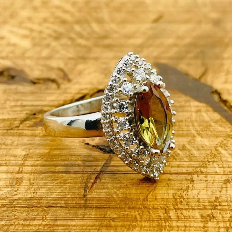 Handmade Turkish Zultanite Minimalist Ring | Elegant 925 Sterling Silver for Women