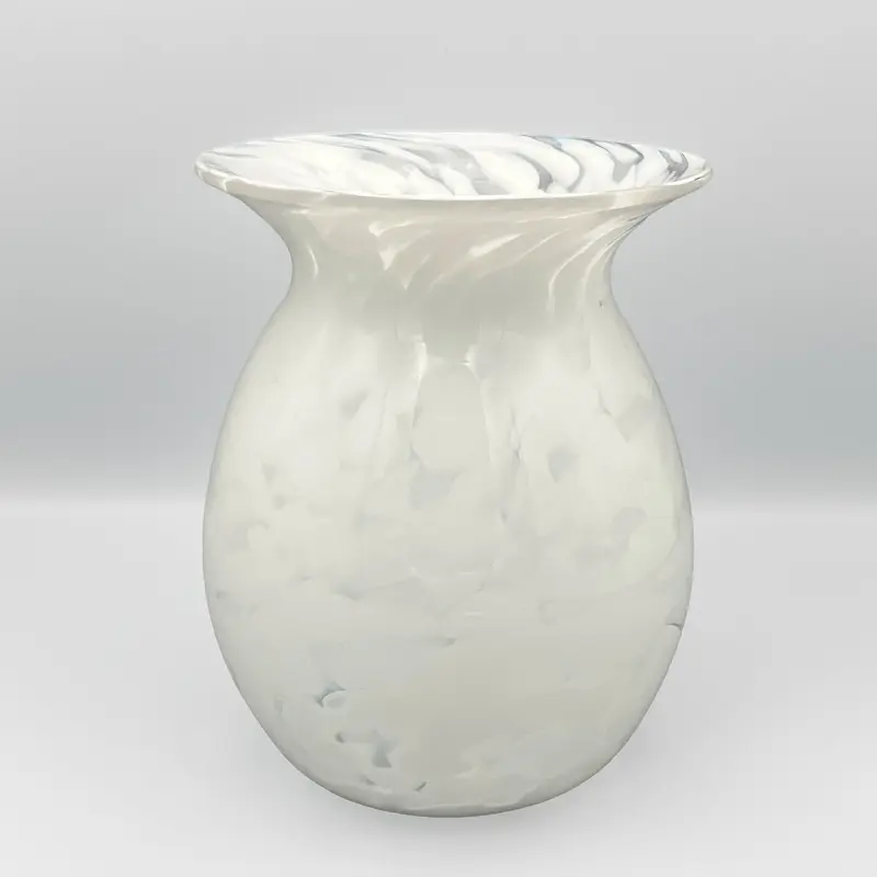 Lily Blown Glass Flower Vase