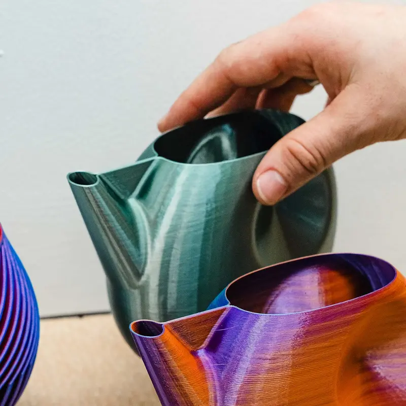 Valerie Watering Can Silver Leaf Green